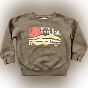Jumping Beans 3T sweater shirt “Seek & Explore”